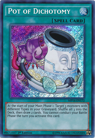 Pot of Dichotomy [MP14-EN172] Secret Rare