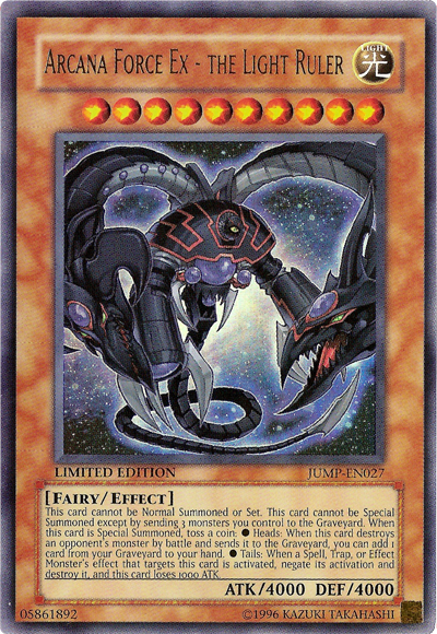 Arcana Force Ex - the Light Ruler [JUMP-EN027] Ultra Rare