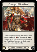 Courage of Bladehold [U-CRU081] (Crucible of War Unlimited)  Unlimited Rainbow Foil