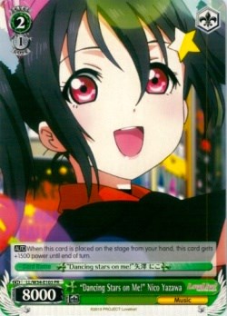 "Dancing Stars on Me!" Nico Yazawa (LL/W34-E103 PR) (Promo) [Love Live! Vol. 2]